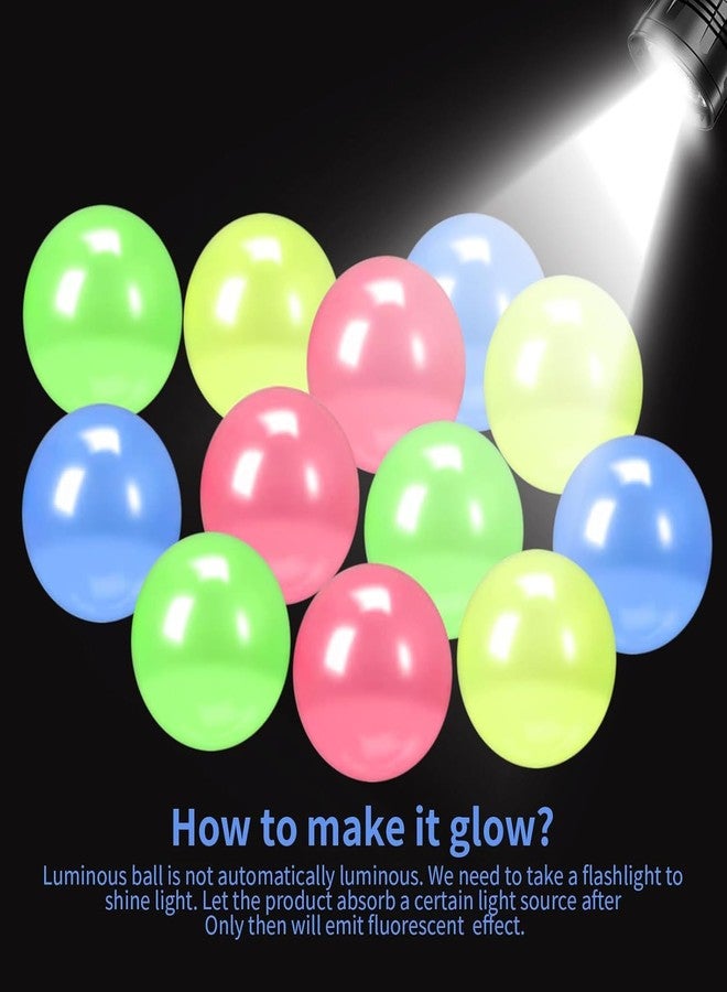 KickZu 4Pcs Glowing Sticky Balls, Stress Relieving Glow in The Dark Stick to The Ceiling, Rubber Glow Sticky Ball, Sensory Stress Toy, Fidget Toys for Adults Kids, Sticky Balls on Walls for Kids - Image 4